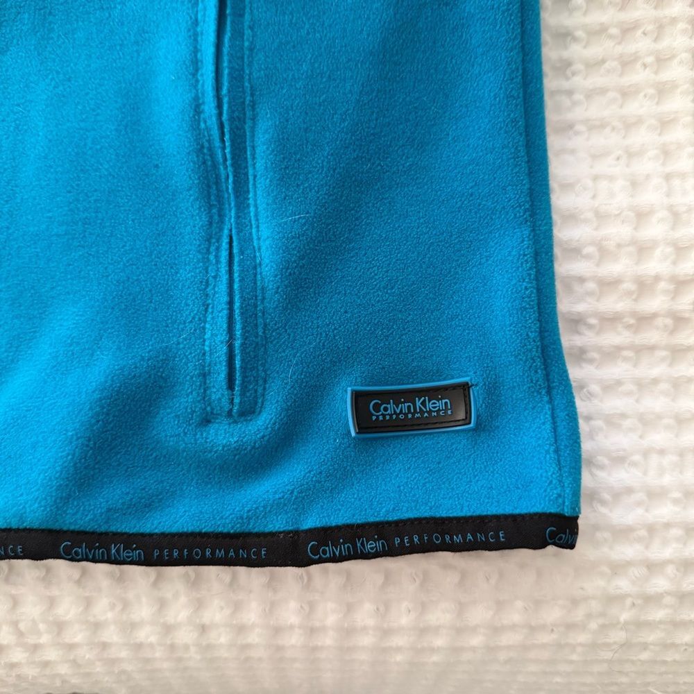 Calvin Klein Performance Vibrant Blue Fleece Vest - Picture 3 of 6